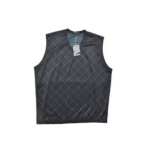 NEW Nike Golf Fit Dry Men's Vest Sweater Argyle Size XXL Golf Fit Dri